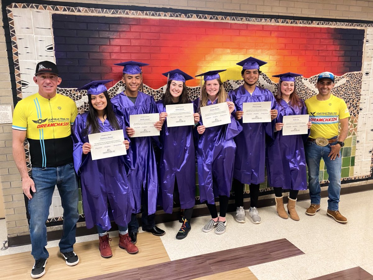 This week, 65 graduating seniors from Lake County Public Schools were awarded a $2,000 scholarship from the Leadville Trail 100 Legacy Foundation. This is made possible by funds raised at our Leadville Races Series events. Thank you #LeadvilleFamily!