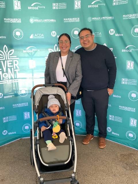 CoCoSouthLA's tweet photo. 30 years to the month of the LA Uprising, Evermont had its groundbreaking at the corner of Manchester and Vermont. The property sat empty for three decades, but yesterday the community, County and Council District 8 celebrated the beginning of the harvest. https://t.co/R113VazydJ