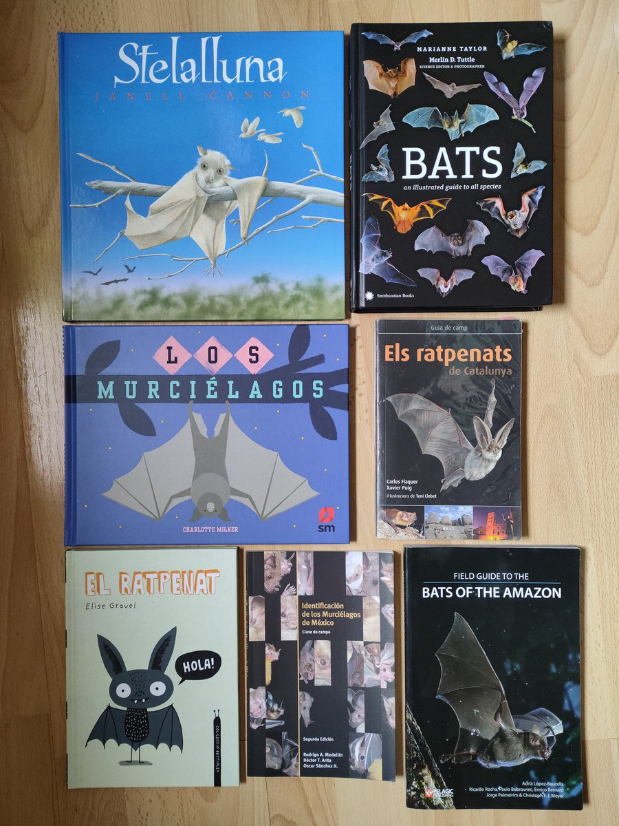 arualentina's tweet photo. Some of my #batbooks!
Happy #SantJordi22 #Bookday
📖📚 🦇 
@Ratpenats_Cat @BatConIntl @_BCT_ @SECEMU_ https://t.co/rg1QDhwBP2