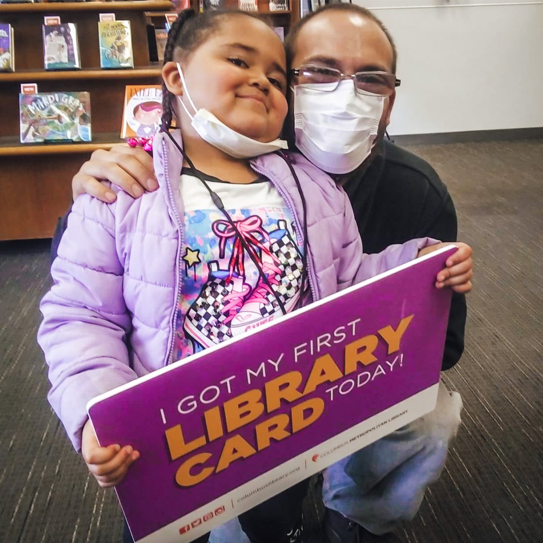 Columbus Library on Twitter "Fouryearold Layla celebrated getting