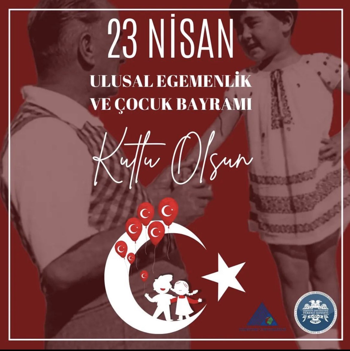 “Yine de biz çocukların dünyayı kurtaracağına inanıyoruz.” İçinizdeki çocuğu hiçbir zaman kaybetmemeniz dileğiyle…

23 Nisan Ulusal Egemenlik ve Çocuk Bayramımız Kutlu Olsun. 🇹🇷 🇹🇷🇹🇷