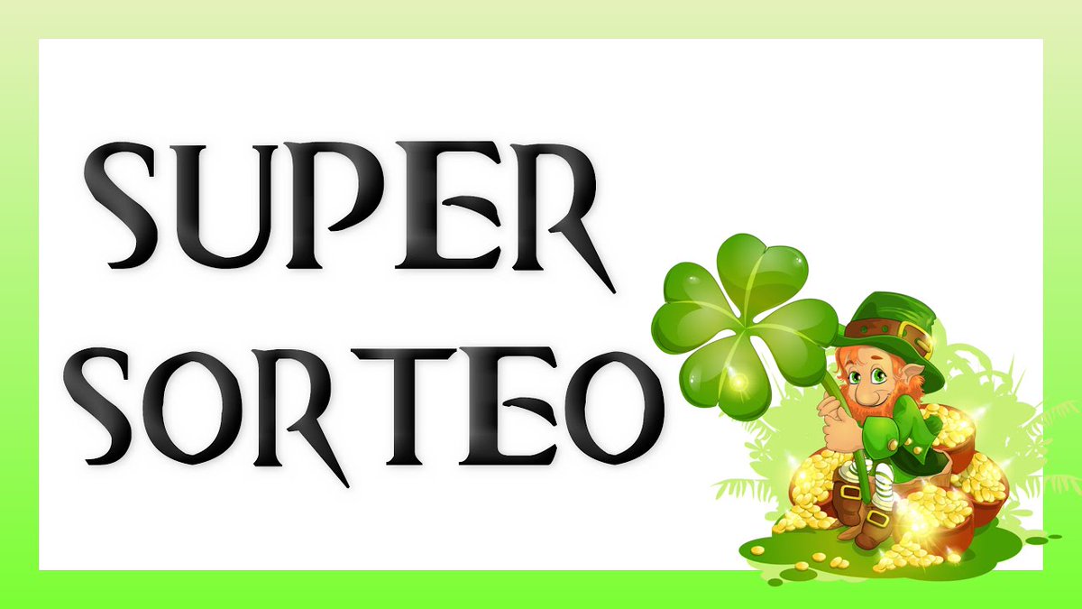 💲¡SUPER SORTEO GENTE!💲
¿Por qué? ¡¡Porque me da la gana!!

¡Entra en mi canal de Youtube y entérate cómo participar!

youtu.be/s1SdLg2ThFQ