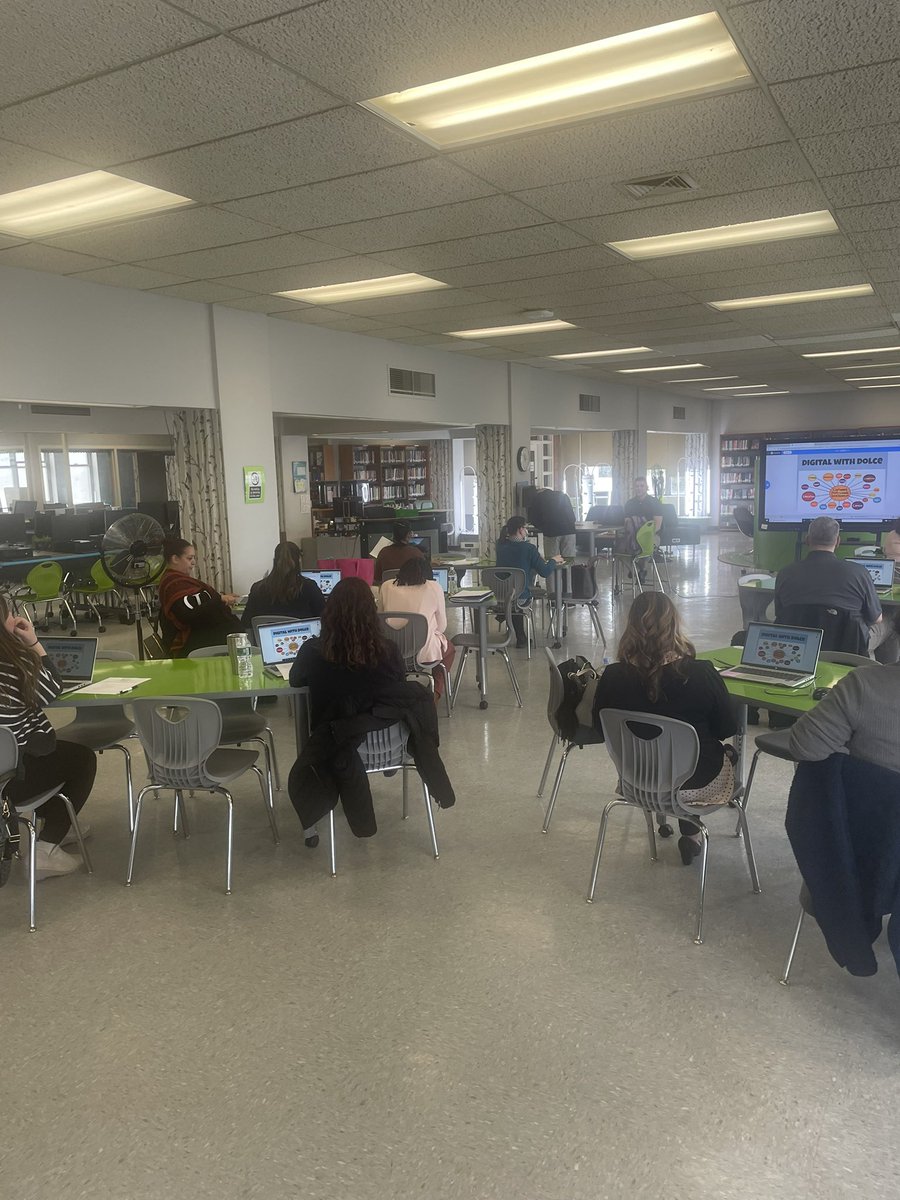 MrTouba's tweet photo. A big thank you to @MrDolceScience for facilitating a wonderful PD on utilizing various digital software and applications to engage our learners. Specifically focusing on literacy, vocabulary acquisition and project based learning @GortonHS . https://t.co/kmvrUP4dh3