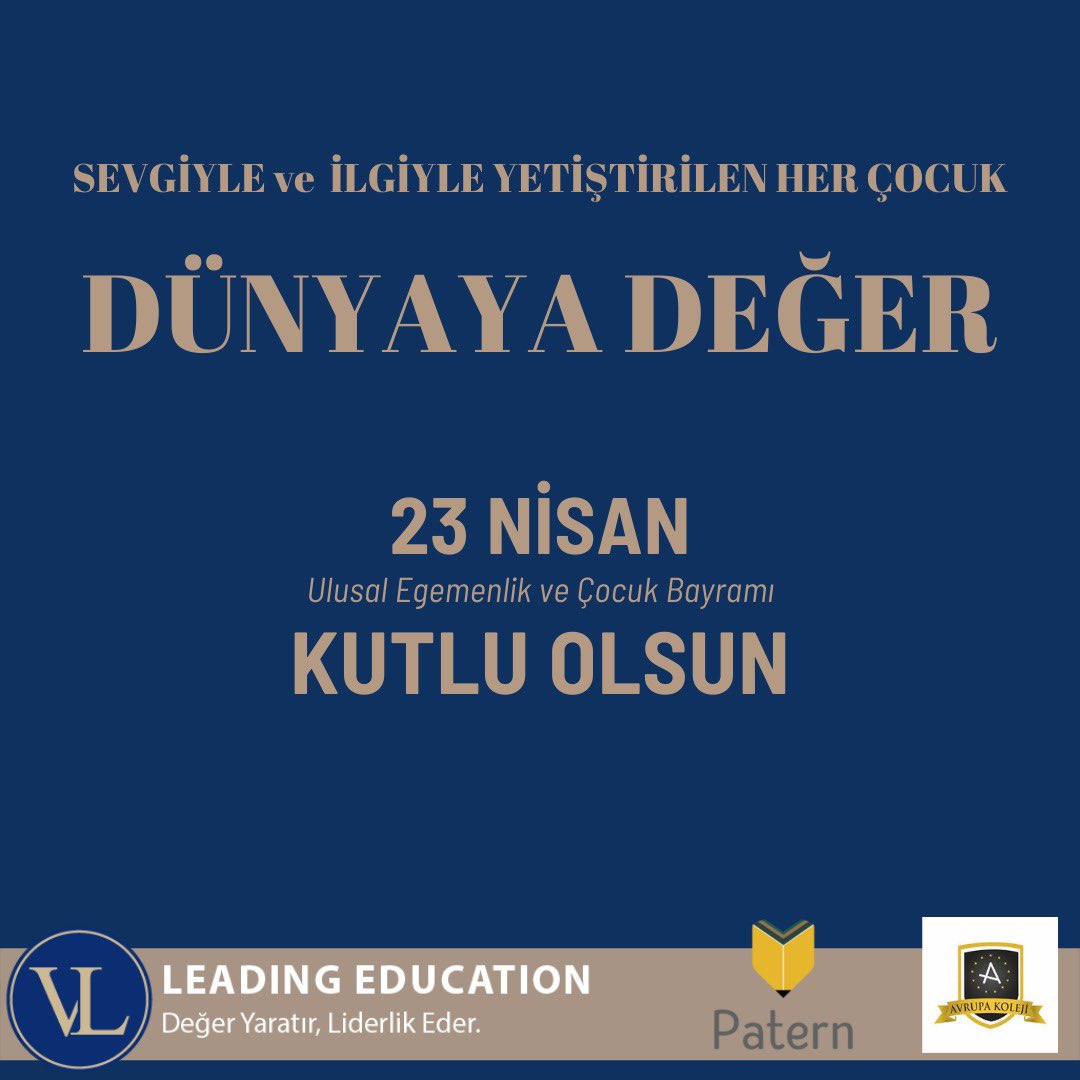 EgitimPatern's tweet photo. #23NisanKutluOlsun https://t.co/s7EovGQpxr