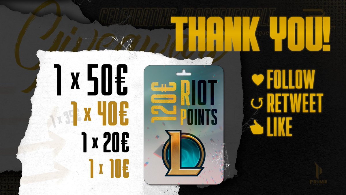 Thanks to the huge response you can now win another 15€ in our giveaway, 120€ in total!

⚙️follow us
⚙️retweet &amp; like
⚙️tag 2 people who deserve a gift