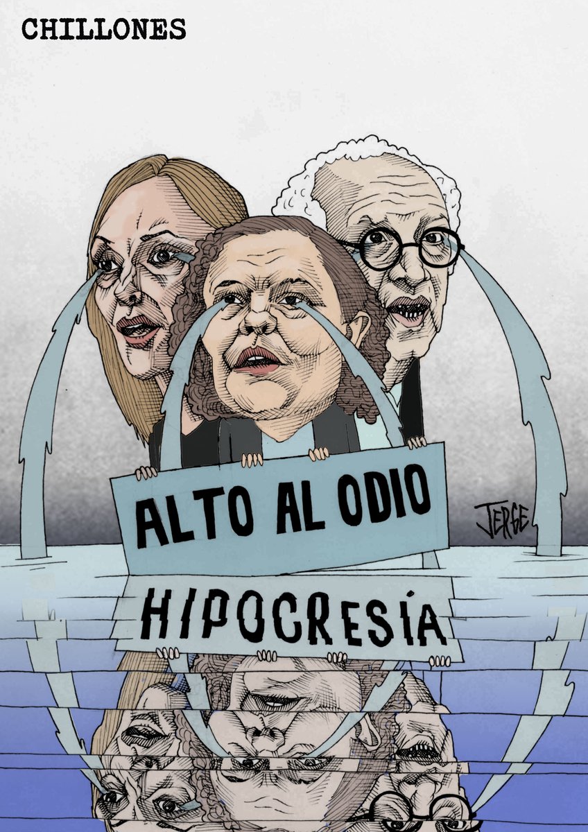 #MonerosLaJornada Chillones, cartón de <a href="/monerojerge/">jorge gonzález</a>

bit.ly/3K7qjyb