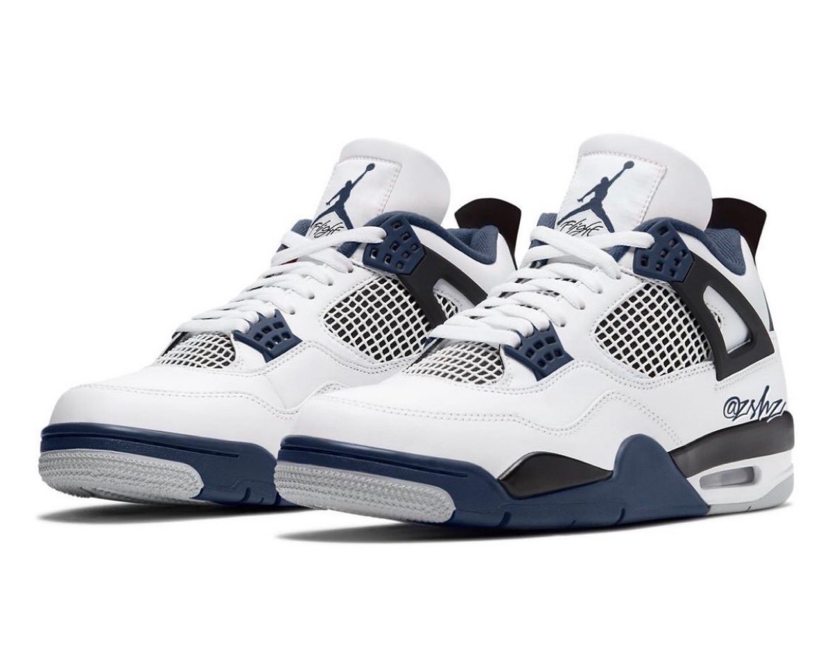 AIR JORDAN 4 AJ4 RETRO MIDNIGHT NAVY