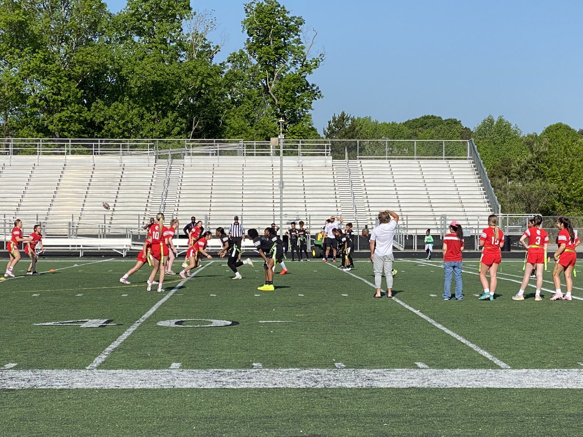 Catholic_FB's tweet photo. Congrats to our Flag Football team on their win over Rocky River 16-8! https://t.co/ueyvM5Twq5