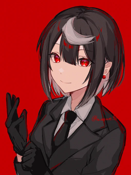 魔王に黒スーツ着せたいなっていうほんの出来心だったんです

#蜘蛛ですが 