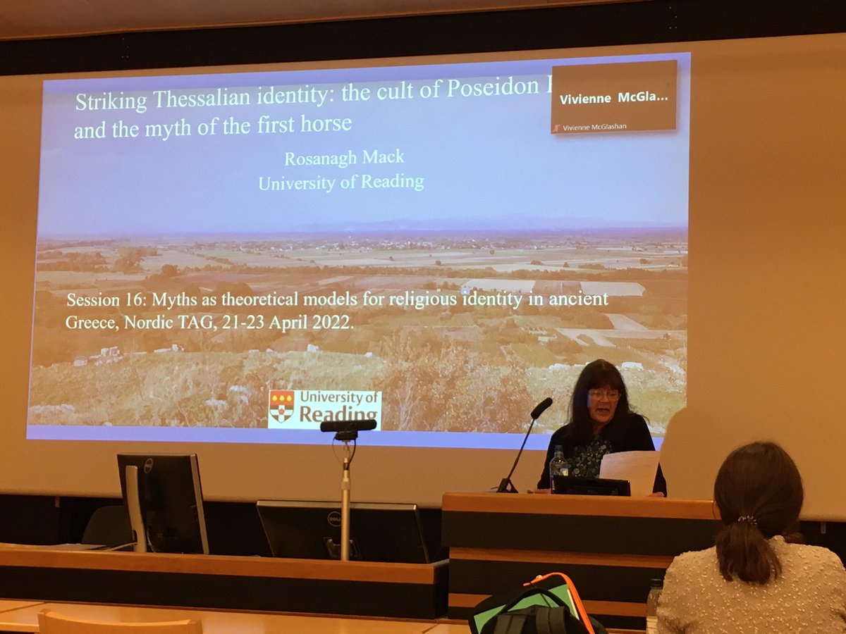 V proud of <a href="/RosieMBMack/">Dr Rosie Mack</a> speaking re #numismatic work emerging from her <a href="/UniRdg_Classics/">Classics@UnivReading</a> PhD work with <a href="/EmmaAston371/">Emma Aston</a> <a href="/NordicTag/">Nordic Tag</a> #Oslo