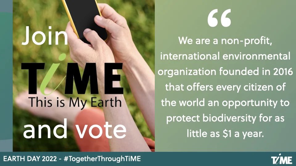 ThisisMyEarth's tweet photo. Share #TogetherThroughTiME &amp; let them know you are helping. We are different, we are much more than a #NatureConservation scientific NGO 🧒🏽We EDUCATE new generations 🦸🏽We EMPOWER you &amp; let you decide which land to save 💵It takes 1 DOLLAR to join our crew 

#InvestInOurPlanet https://t.co/nAy62mB5rm