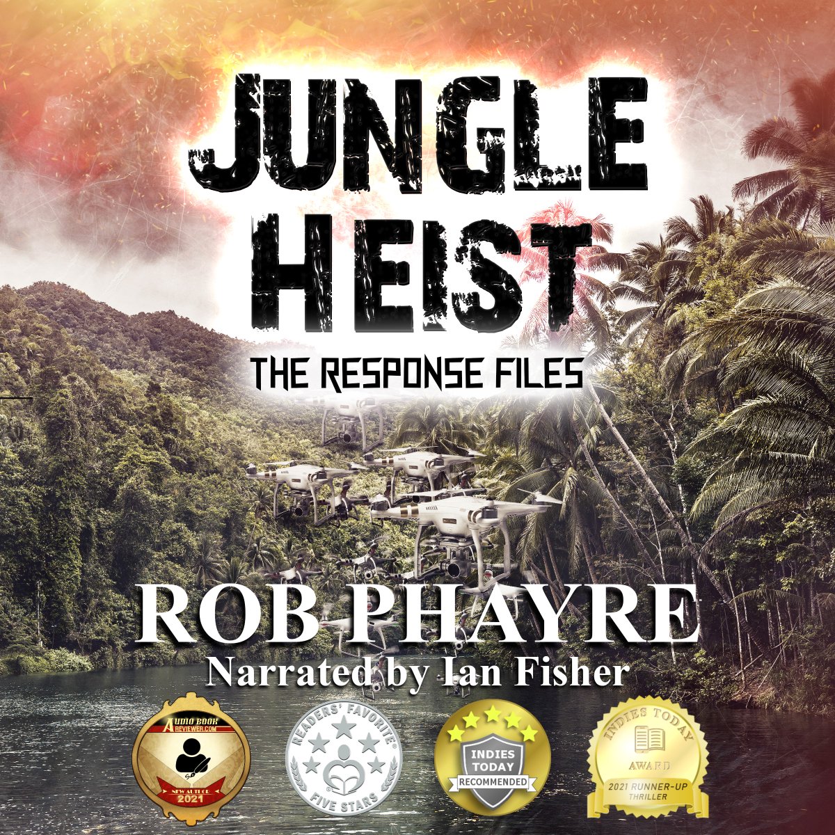 robphayre's tweet photo. The award winning Jungle Heist is now available on Audiobook to pre-order. Release date 1st June 2022
Pre-order your copy on Audible: https://t.co/rPUfBTbiqG
#TheResponseFiles #JungleHeist #RansomDrop #MilitaryThriller #Audiobook @audible_com @audibleuk @amazon @RobPhayre https://t.co/zVgsW9nmjp