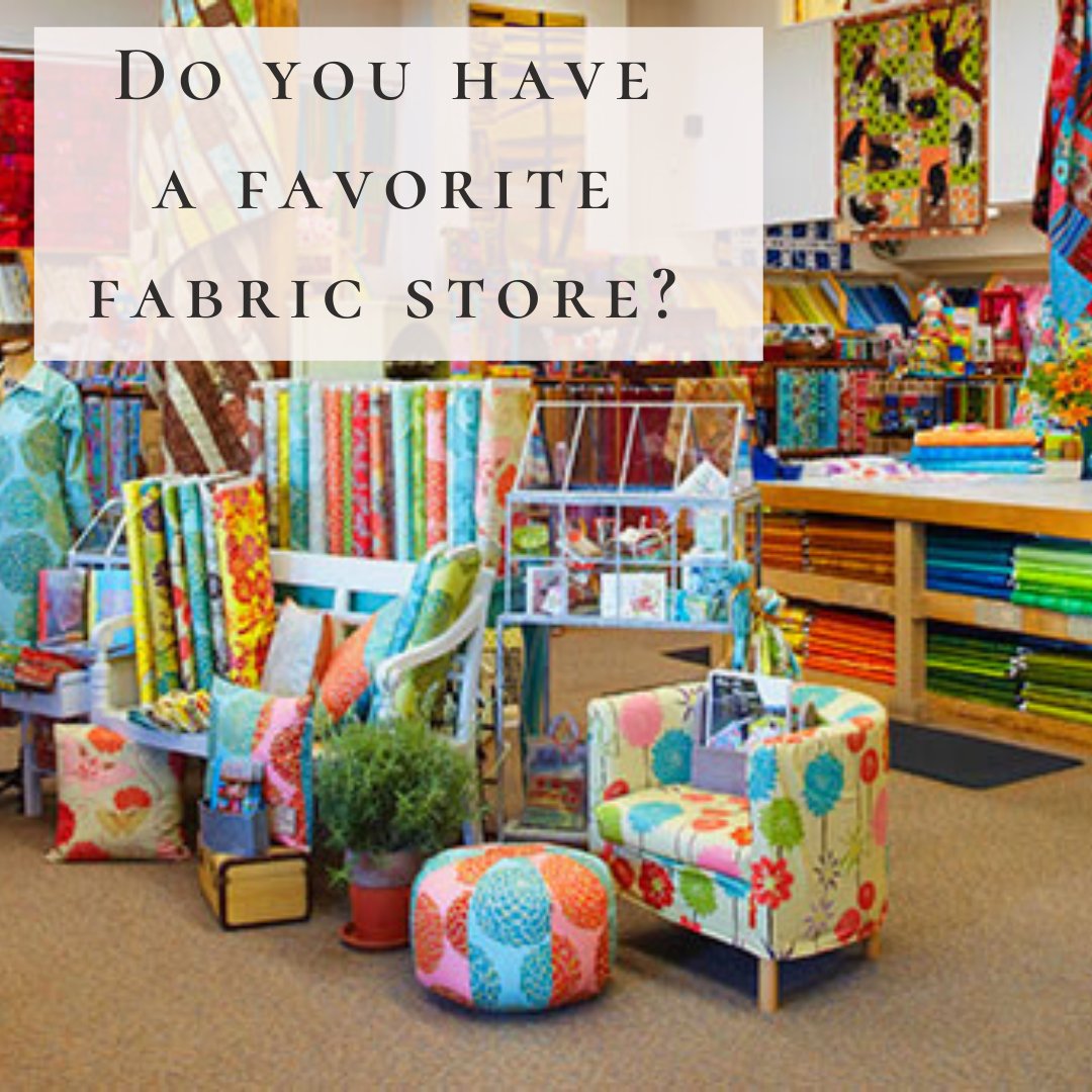 ProfPincushion's tweet photo. It's the weekend! Is anyone going fabric shopping? https://t.co/7hPtYHvQLr