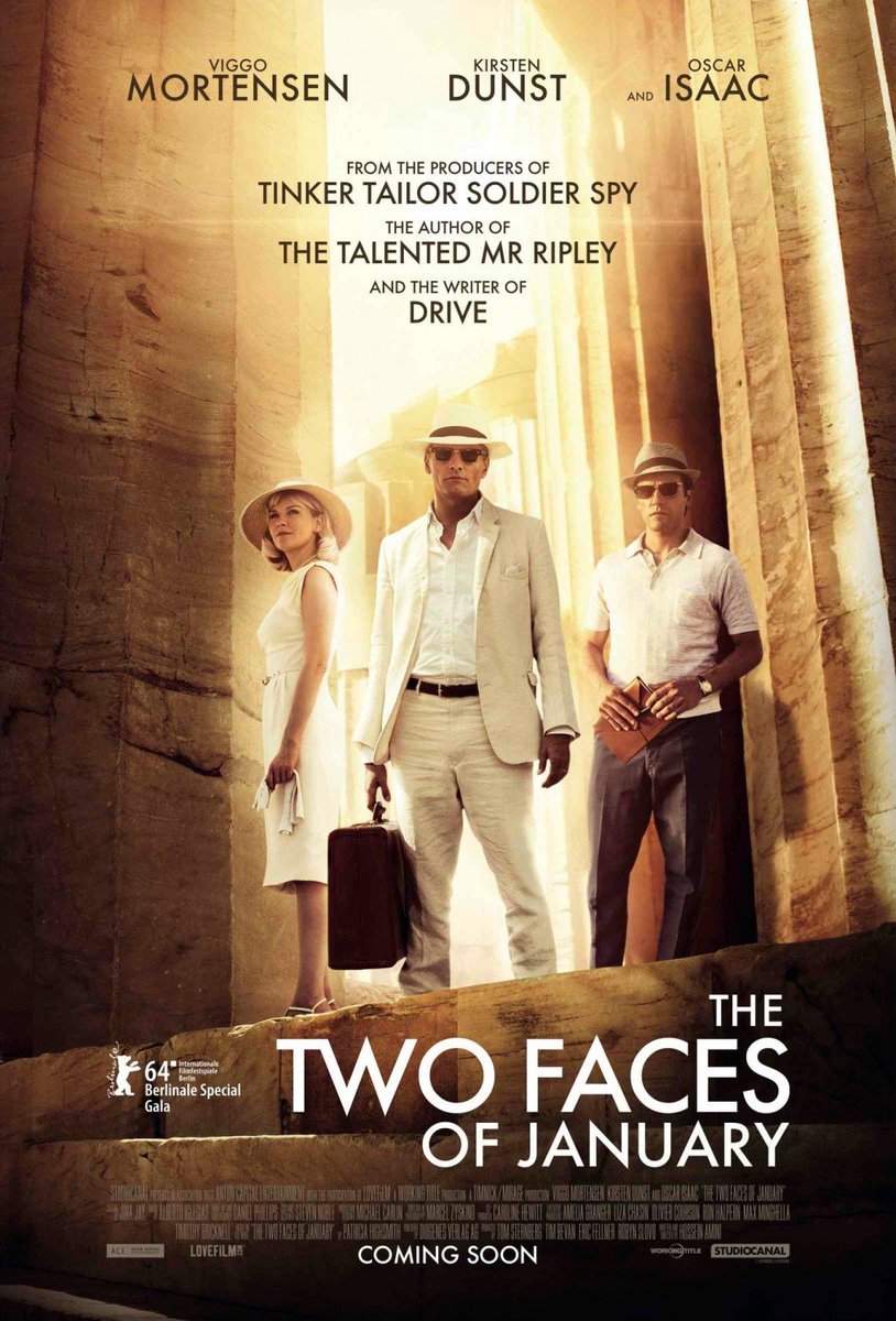 FilmMomatic's tweet photo. #NowWatching THE TWO FACES OF JANUARY #HosseinAmini #ViggoMortensen @KirstenDunst #OscarIsaac #YigitOzsener #DaisyBevan #DavidWarshofsky @OmirosPoulakis https://t.co/3CvyyG8o8S