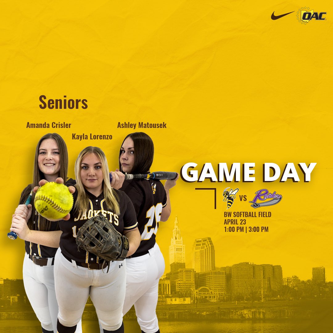 happy senior day 🥺💛
#BWGrit #D3Softball #Family