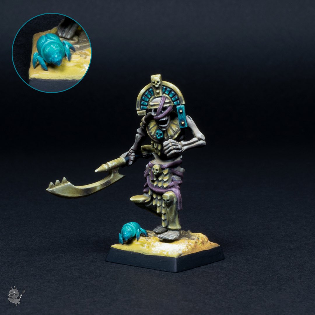 troll_painter's tweet photo. I have started a Tomb Kings army and a Tomb Guardians warband for Mordheim! This is one of the two Tomb Guards henchmen!
#tombkings #tombguard #tombguardians #mordheim #oldhammer #warhammerfantasy #theoldworld #mordheim2022 #miniaturepainting #nmm #scale75 #thetrollpainter https://t.co/8U85NRZJZG