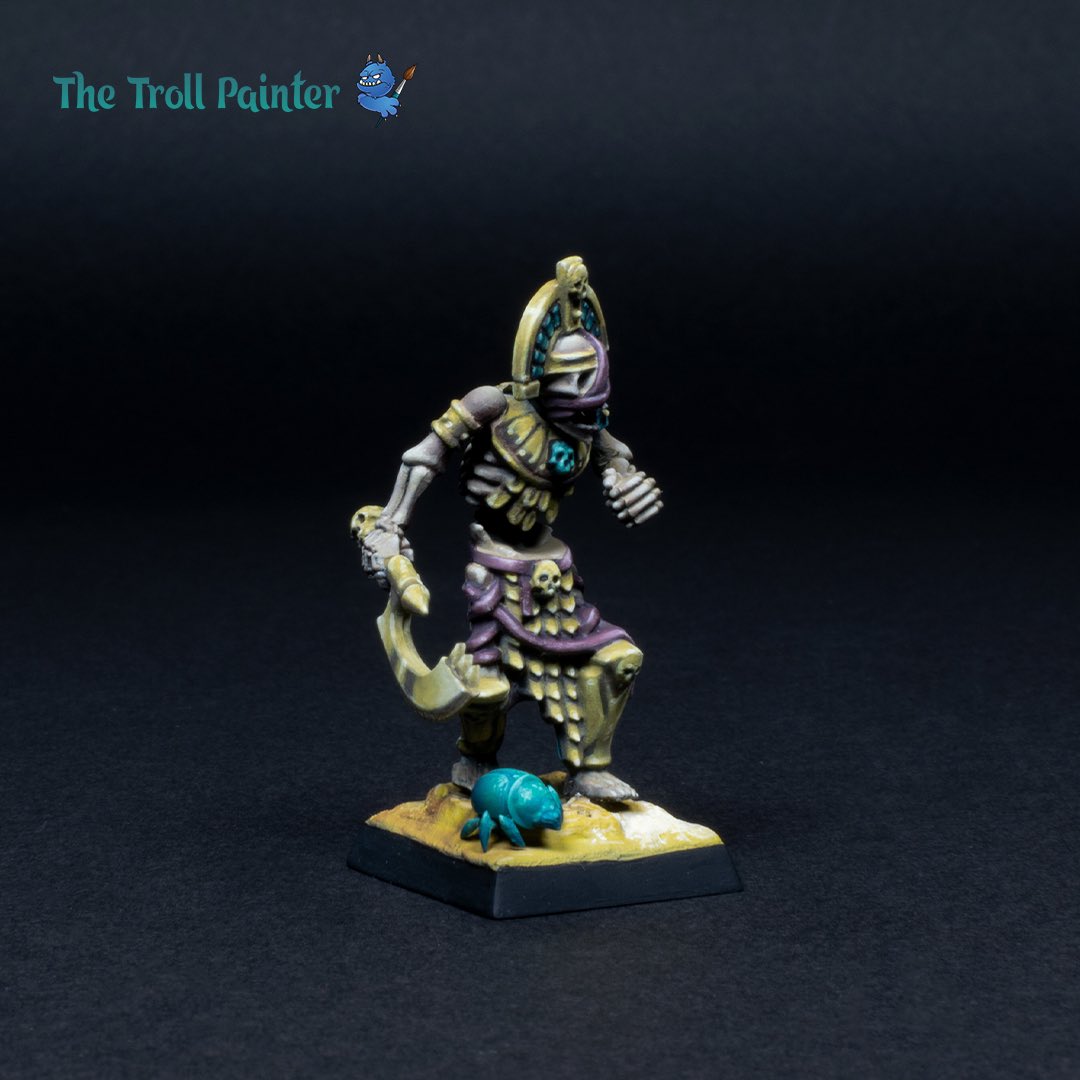 troll_painter's tweet photo. I have started a Tomb Kings army and a Tomb Guardians warband for Mordheim! This is one of the two Tomb Guards henchmen!
#tombkings #tombguard #tombguardians #mordheim #oldhammer #warhammerfantasy #theoldworld #mordheim2022 #miniaturepainting #nmm #scale75 #thetrollpainter https://t.co/8U85NRZJZG