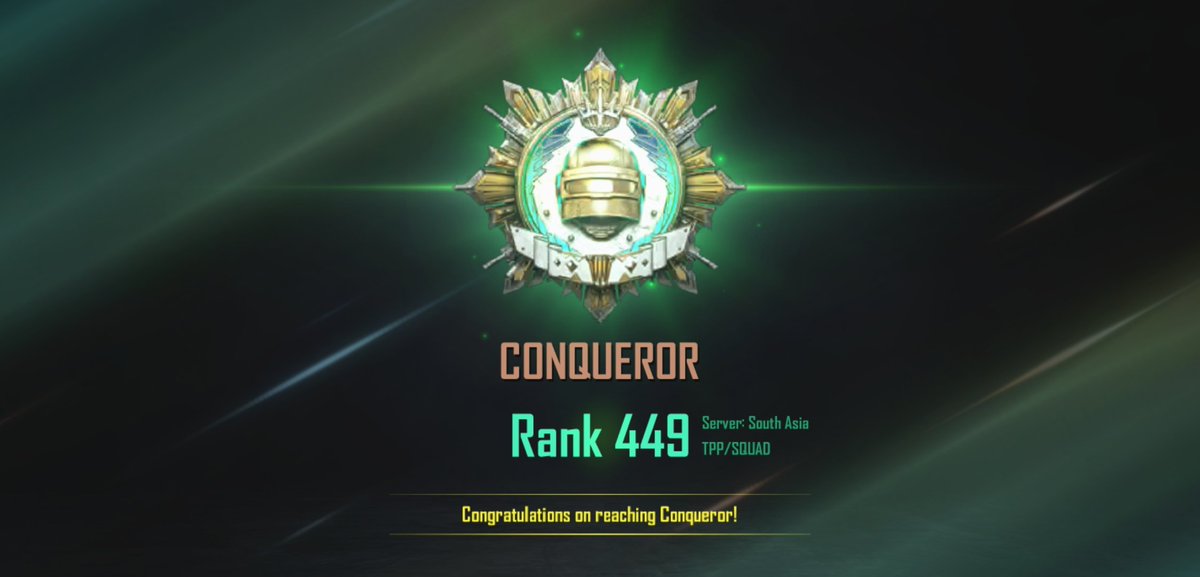 Zenonisop's tweet photo. GOT CONQUEROR IN PUBG NEW STATE #PUBGNEWSTATE https://t.co/MKJqKbiD0u