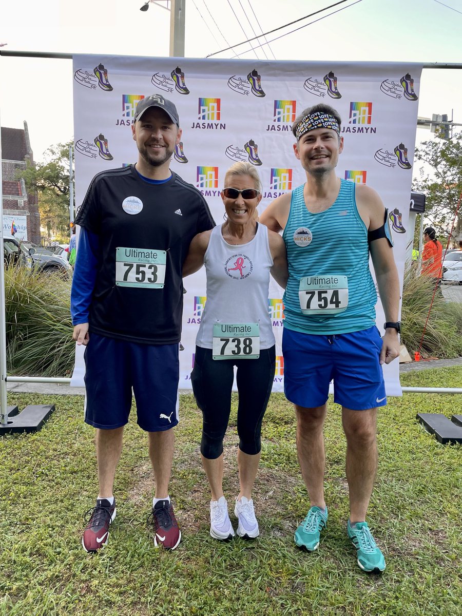DonnaDeegan's tweet photo. What a beautiful morning in Riverside running the #StridesforPride 5k to support the wonderful work of โฆ@JASMYNJaxโฉ ! https://t.co/lIhPrDx5ts