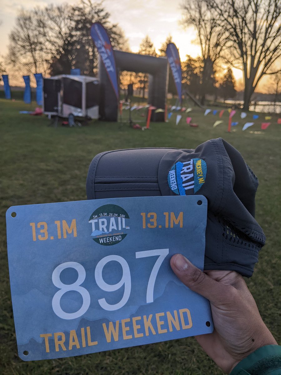 RamonSN's tweet photo. Trail half marathon ✅✅ I just missed my age group podium! Next year an ultra. #trailweekend #Michigan https://t.co/5x1kAAiAIL