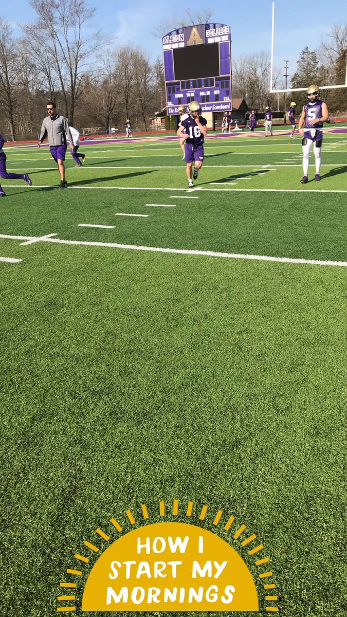 Had a great junior day visit <a href="/albioncollege/">Albion College</a>  today ! I’ll like to thank <a href="/CoachBeurer/">Dustin Beurer</a> for the invite and <a href="/CoachJ_Sweeney/">Coach Justin Sweeney</a> for the tour around ! Also I’ll like to thank the coaches and players who took the time to meet me ! GREAT energy here <a href="/AlbionFootball/">Albion Football</a>