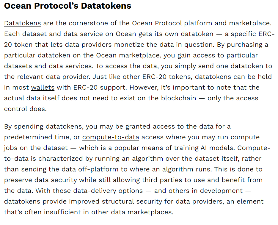 Ocean_of_Data's tweet image. Understand the importance and ease of use of the #DataToken from @oceanprotocol&apos;s data marketplace.

The #DataToken is a pillar of the #NewDataEconomy.💪

#Web3
#DataFi
#DeFi 
#OceanV4
$OCEAN