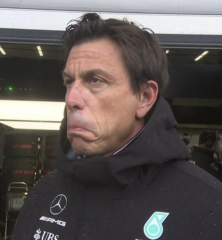 Char_Dean_'s tweet photo. repeat after me; “Mercedes will be okay, Mercedes will be fine.”
#IMOLAGP https://t.co/IbKqFRli0U