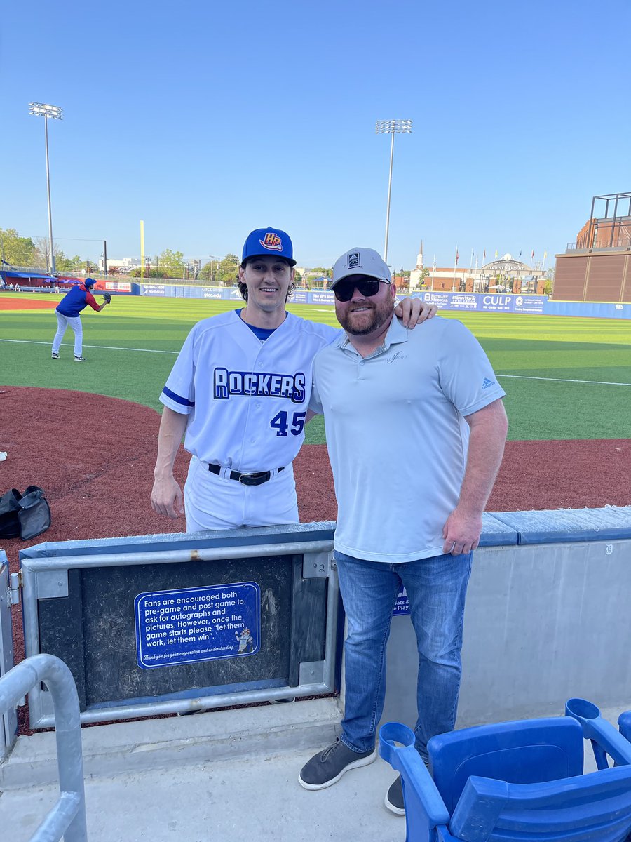 NextLevelTrent's tweet photo. First time back on the bump since injury with @astros in ‘19. Has worked his tail off to get back! Now sitting 95-97. First time back on the hill last night for the @RockersBaseball . Watch out for this guy! Driven, Healthy, Talented a tough trio to beat! @Duncanonyou @Add_Bras https://t.co/3NfIqmHikd