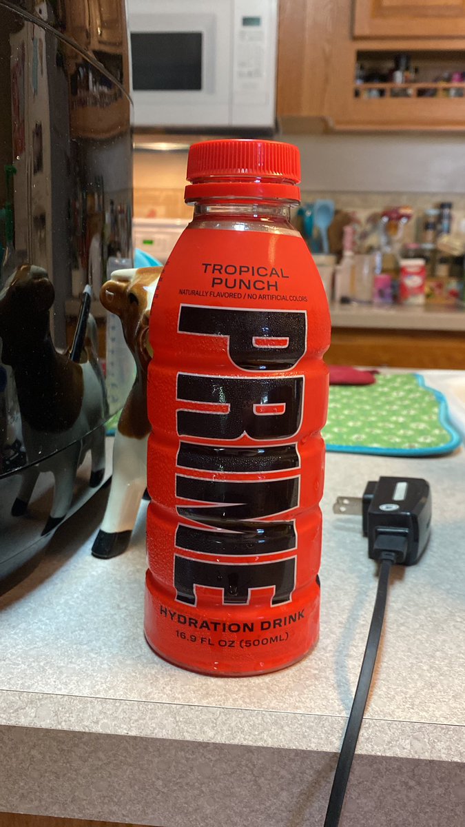 shelbysnyder15's tweet photo. Trying prime by @LoganPaul and @KSI  for the first time https://t.co/WHrWiIKnEN