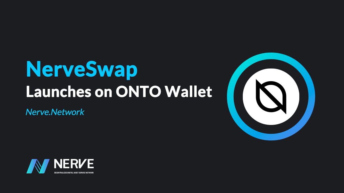 nerve_network's tweet photo. Glad to announce that #NerveSwap is now available on @ONTOWallet. Users can now access all NerveNetwork features including NerveBridge, NerveFarm, NerveSwap and more. All in ONTOWallet🎉
  
DApp👉https://t.co/leS1BlmEYY

@Hyperpay_tech #NerveNetwork #defiwallet #CrossChain https://t.co/wweBpxbNKF