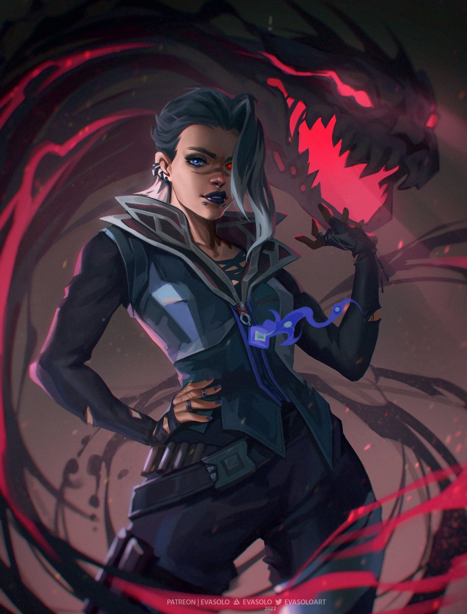 Fade in her Prowler form.

🎨 @evasoloart | #VALORANT