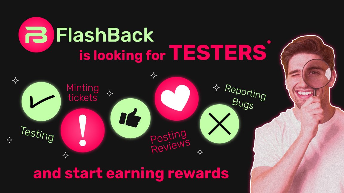 flashbacknft's tweet image. Are you a forward-thinking networker with an interest in rapidly expanding #NFT space?
FlashBack is offering a fresh #Reward system for testers growing our community.
Join our quest &amp;amp; begin your journey as a tester now. Fill form online here: docs.google.com/forms/d/e/1FAI…

#earnonline