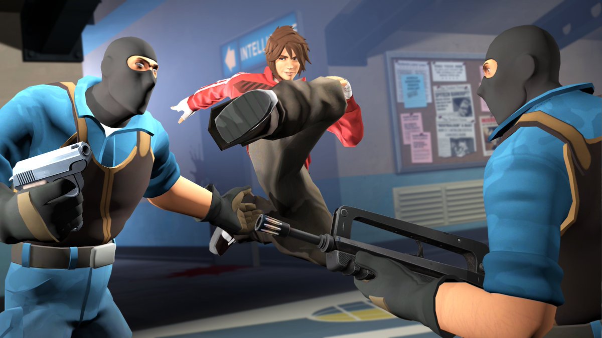 UnWellerman's tweet image. Backstage kicking.

Back at it with the action poses.