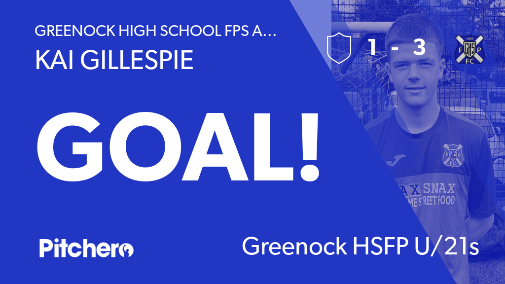 Ghsfp21s's tweet photo. 84': Kai Gillespie scores for Greenock High School FPs AFC 🙌
#RUTGRE #Pitchero
https://t.co/NZItwhYfzM https://t.co/hfNHm7ipdA