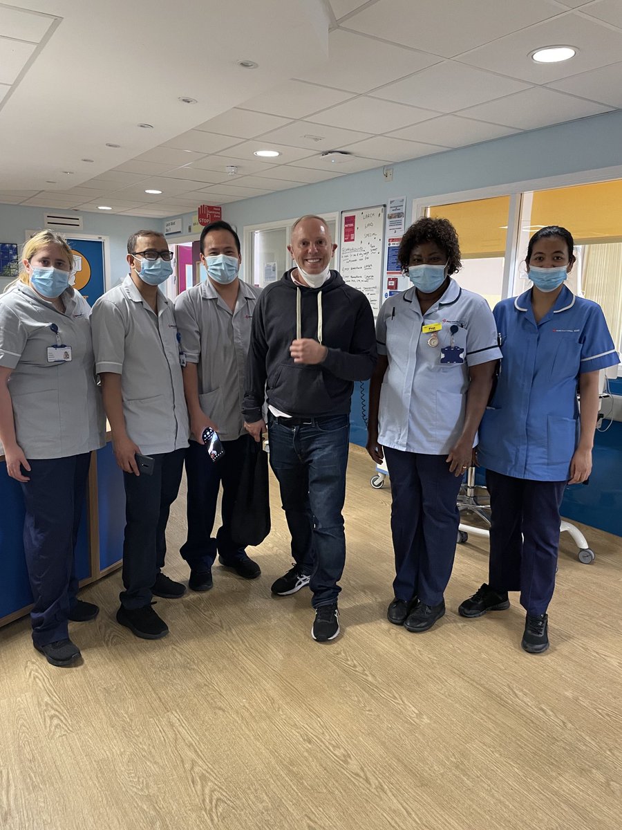 The team looking after my dad; from England, Nigeria, Bangladesh &amp; The Philippines. Many nations; one mission: To care for us all. This rich tapestry of humankind give their service with dedication &amp; love: There would be no NHS without them. Thank you ⁦⁦<a href="/NHSEnglandLDN/">NHS London</a>⁩