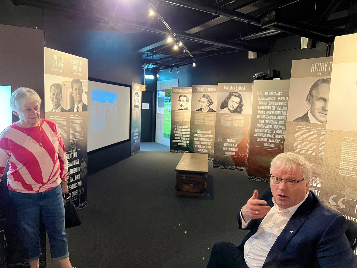 AkhileshIFS's tweet photo. Educational Visit to #Wexford🙏 Grateful to esteemed Sean Connick, Chief Executive, John F Kennedy Trust, New Ross, for hosting us on the #Dunbrody Famine Ship & exposing us to the #IrishEmigrantExperience, the Irish America Hall of Fame🙏
Very touched by his warmth & affection. https://t.co/rcqy2VnPtd