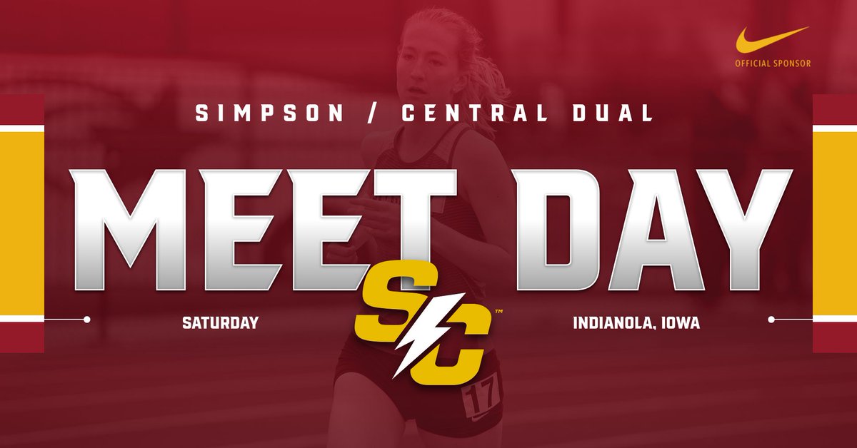 SimpsonXCTF's tweet photo. We host Central for our first home meet of the season! 

🆚 Central Dual
🕙 10 a.m. (field)
🕦 11:30 a.m. (track)
📍 Indianola, Iowa
🏟 Buxton Stadium
📊 https://t.co/tORuj7zUtl

#ONESimpson | #rollriversTF https://t.co/JP0WXDQVXJ