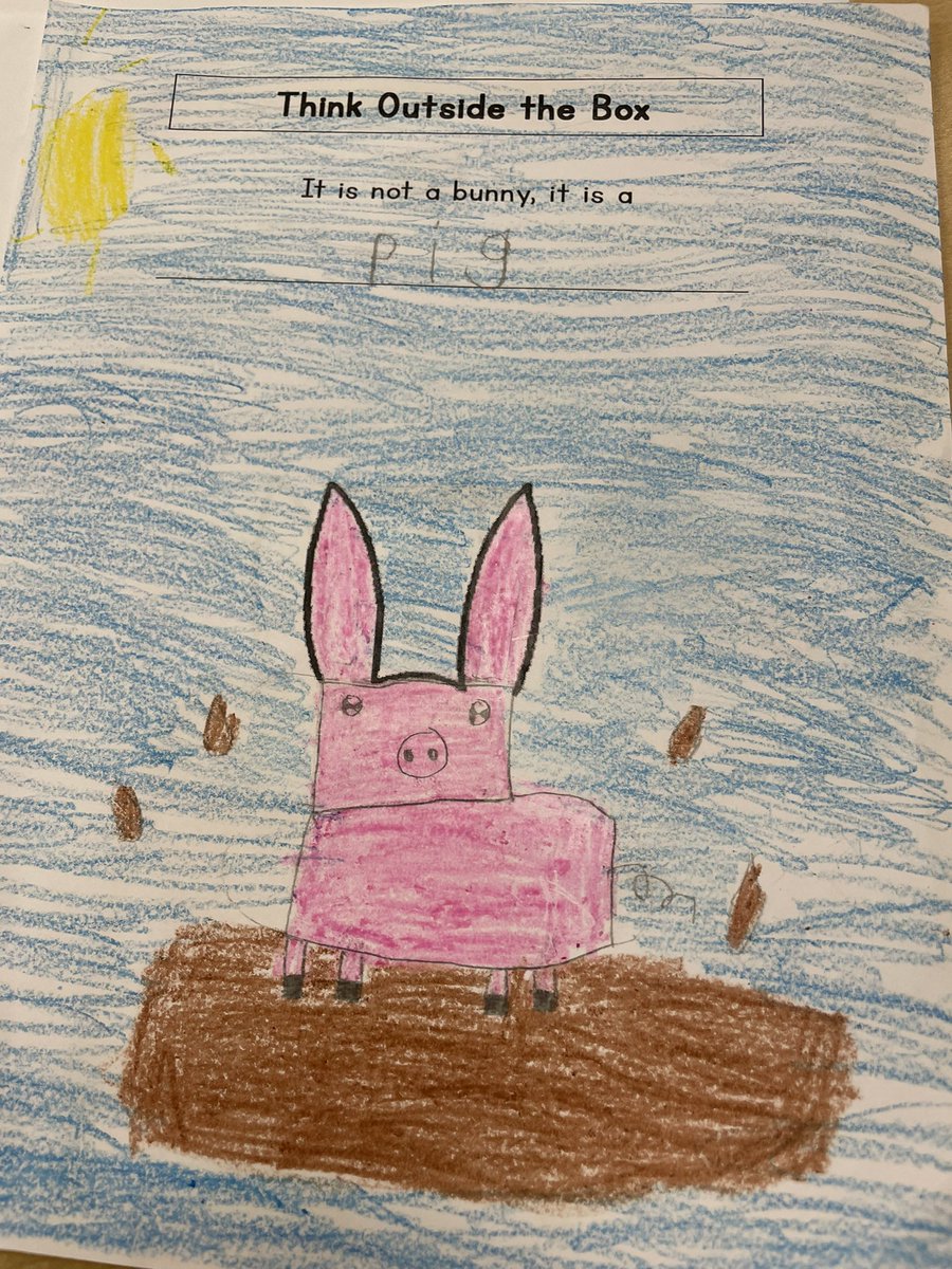TeamKinder112's tweet photo. We have also been working on using our creativity to think outside the box by completing different drawing challenges. We are consistently impressing our teachers with our creativity! https://t.co/uaZBhFqT7O