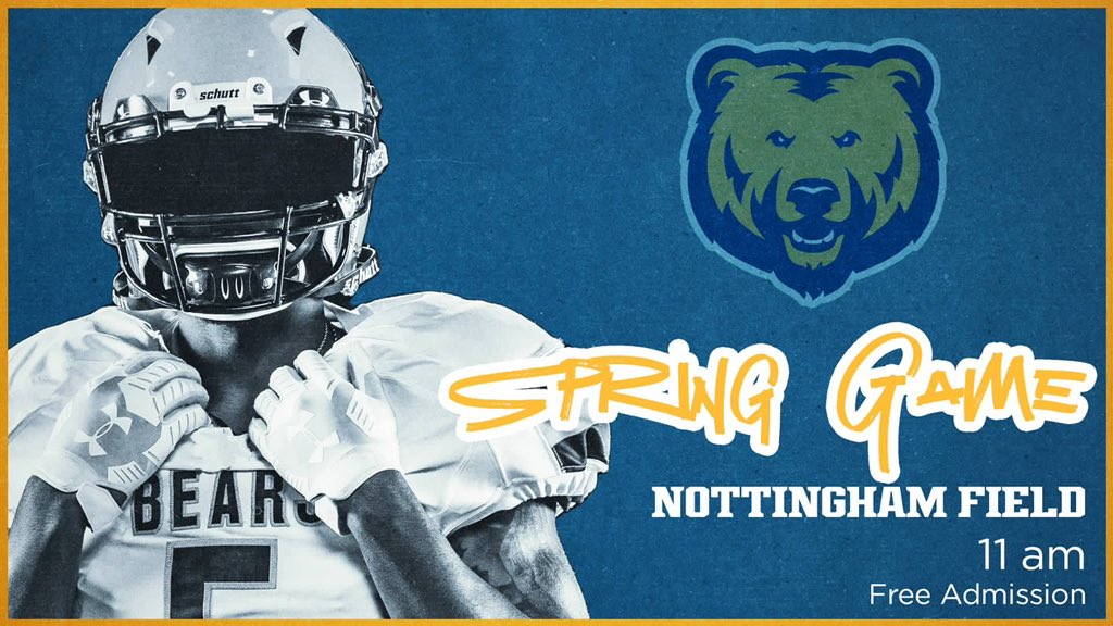 Ed McCaffrey (@87ed) on Twitter photo <a href="/UNC_BearsFB/">Northern Colorado Football</a> SPRING GAME IS HERE!
📅 Saturday, April 23
⏰ 11:00 am
📍 Nottingham Field
Go Bears! 🐻 <a href="/UNC_BearsFB/">Northern Colorado Football</a> SPRING GAME IS HERE!
📅 Saturday, April 23
⏰ 11:00 am
📍 Nottingham Field
Go Bears! 🐻