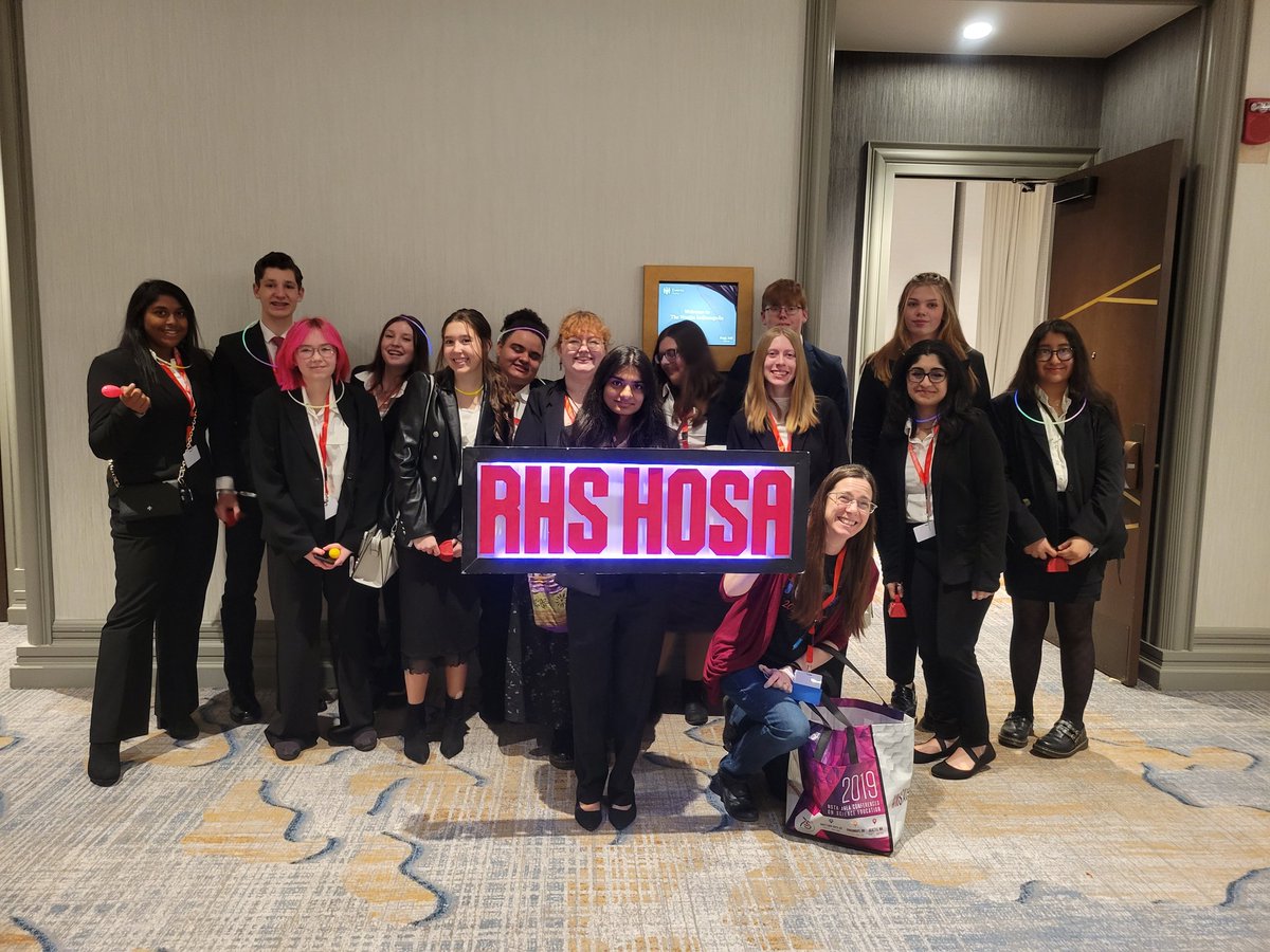 HawleyScience's tweet image. @RHSBMS Has been enjoying our time at the HOSA State Leadership Conference. #LearnatRHS #wercareers
