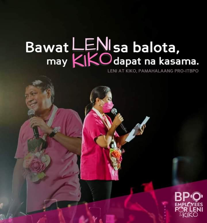 sendinthequeen's tweet image. The Philippines will hold on until May 9. Never again, never settle for anything less when you can choose both who are the best. Leni-Kiko all the way.

One vote for Leni, one vote goes to Kiko as well. 
#PasayIsPink 
#LeniKiko2022