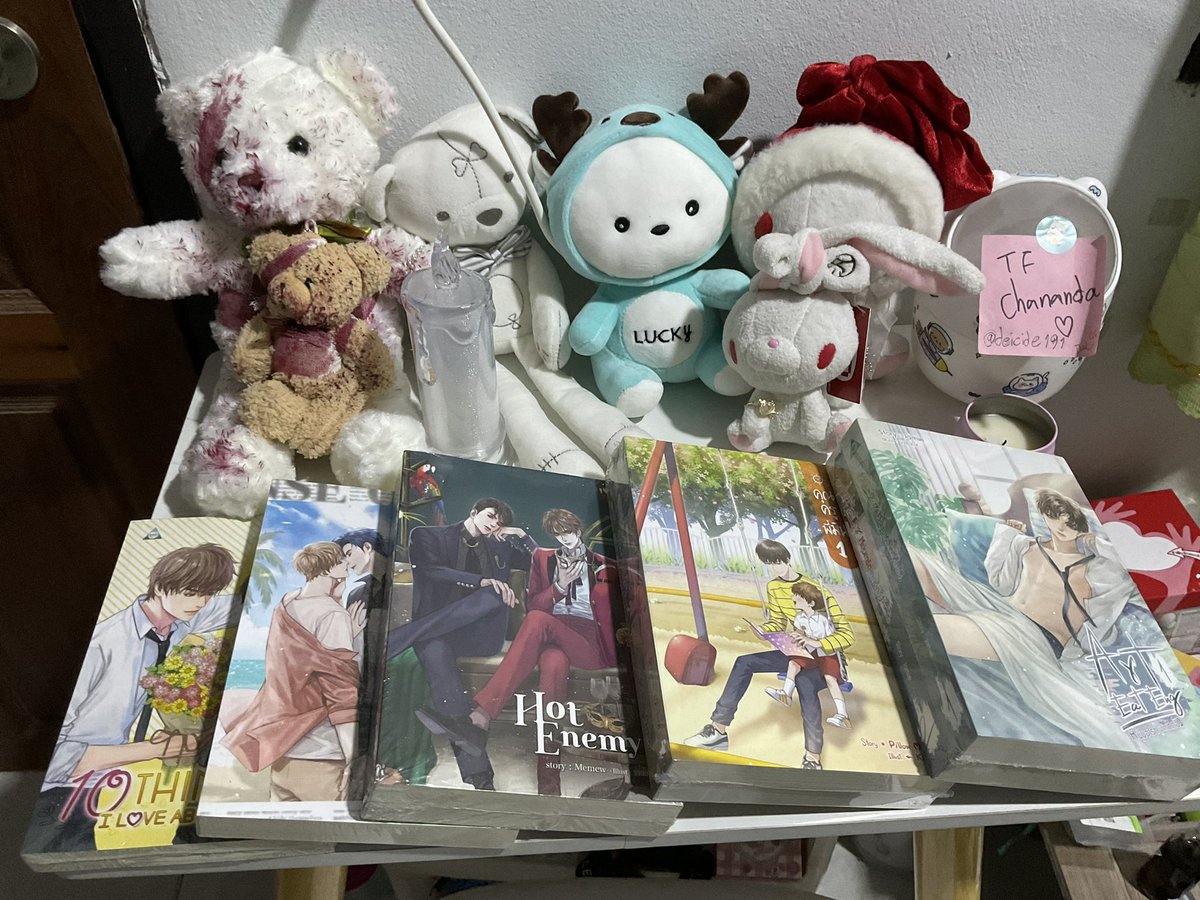 deicide191's tweet photo. #TFว่าง 🍭 #HOTENEMY #อริยั่วรัก เล่ม1-2 ในซีล มือ 1 ขาย 450฿ รส
🍭 #คุณครูพี่มิน เล่ม1-2จบ (มีซีลแตกบ้าง) ขาย 350฿ รส (ปก 580฿)
🍭#หนุ่มอาร์ตฟาดเด็กอิ้ง #arteateng เล่ม1-2จบ (มีซีลแตกบ้าง) ขาย 350฿ รส (ปก 650฿)
🍭#โซ่สีคราม มือ 1 ในซีล ขาย 190฿ รส (ปก329฿)
#นิยายวาย #นิยาย https://t.co/fKxw0b8PPz