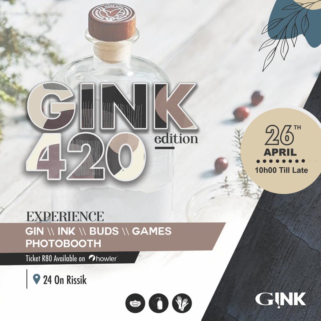 AkhoeloMedia's tweet photo. Plans for Tuesday?

Come join us celebrate gin, ink and all things 420 on 26th April 2022 in Polokwane. 

Please RT for awareness 🙏🏾 https://t.co/YzdCUIpExx