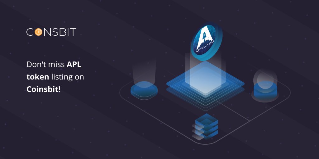 c0insbit's tweet photo. 🔥 Don't miss APL token listing on Coinsbit! 🔥

💥 Dear users, we are glad to announce that APL  token will be available on Coinsbit on 28.04.2022!

✅ To get more info:https://t.co/dJaGuFOSva

🌈 Stay tuned to get updates and latest news from Coinsbit!

#Coinsbit #Listing #APL https://t.co/SDUzWUPm55