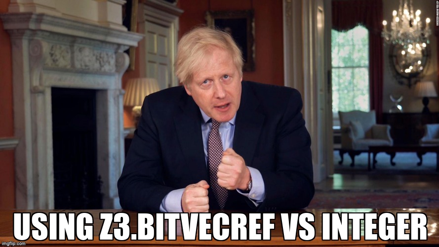 overflow_meme's tweet image. Using z3.BitVecRef vs Integer stackoverflow.com/questions/7197… #z3 #python #z3py