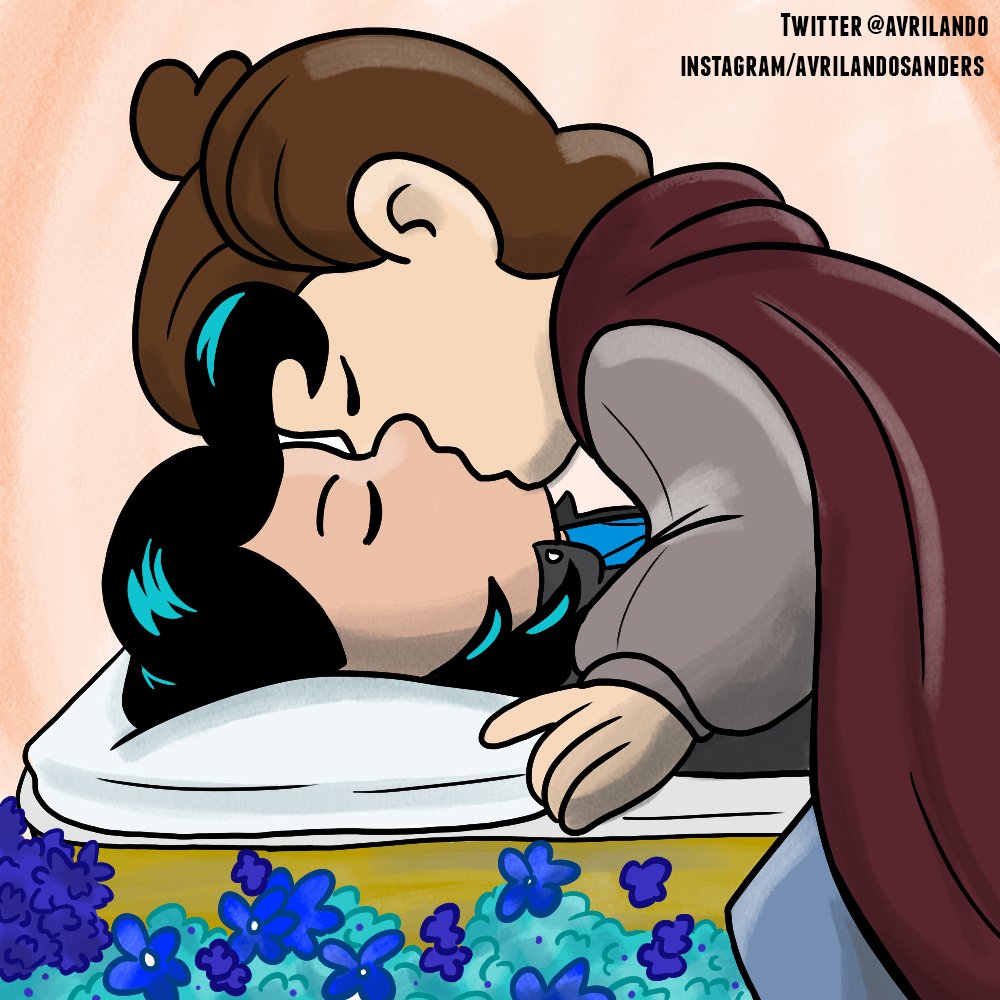 avrilando's tweet photo. #archieartapril Day 23 - Fantasy 
He could only be awakened by a true love kiss.
#archieartchallenge #archieartapril2022 #archieartaprilday23 #archieartaprilfantasy #magicdesantos #joaquindesantos #kevinkeller #joavin https://t.co/m8BTz1Kray