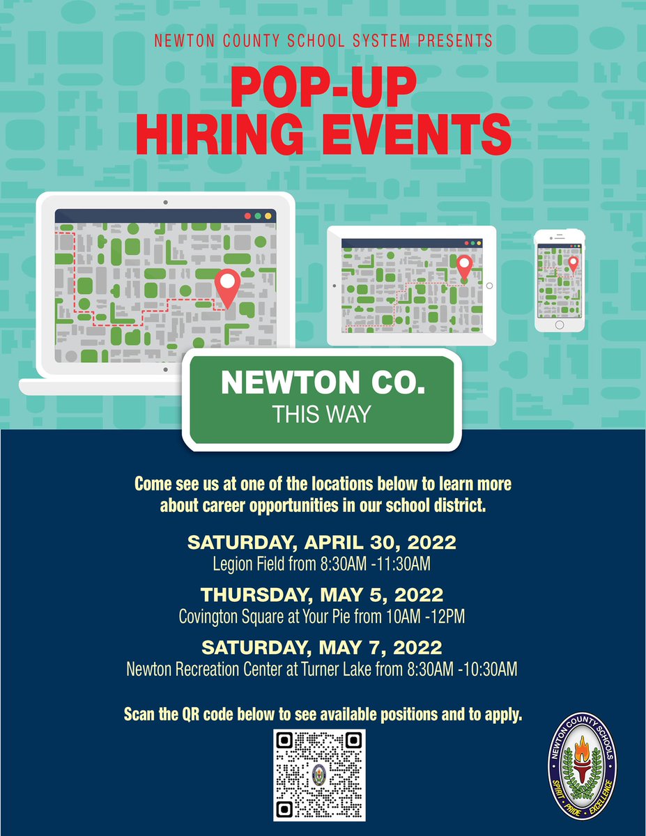 Join NCSS for one of our Pop-Up Hiring Events! We are looking for great candidates for the 2022-2023 school year! #NCSSBETHEBEST