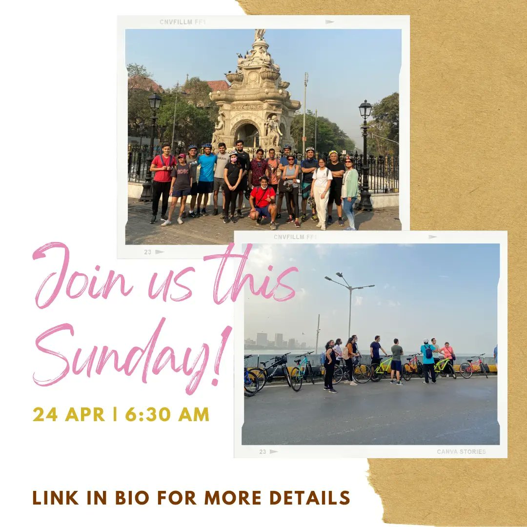 NFPexplore's tweet image. If you haven't booked yourself a spot on our Heritage Cycle Tour through South Bombay tomorrow morning, now is your chance!
#mumbai #heritage #cycle #tour #morning #early #thingstodoinmumbai #explore #exploremumbai #sobo #southbombay #local #travel #cycling