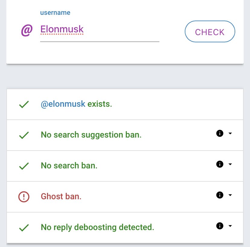 BREAKING: <a href="/elonmusk/">Elon Musk</a> has been shadowbanned from Twitter
