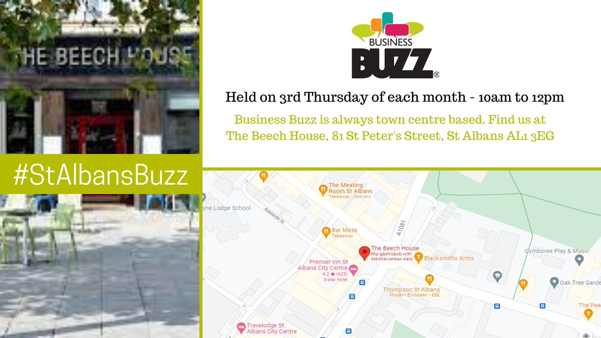 Business Buzz Hertfordshire (@bizbuzzherts) on Twitter photo Visit our F2F #StAlbansBuzz at The Beech House. Brought to you by Richard Lalchan, every 3rd Thursday of the month. <a href="/bizbuzzherts/">Business Buzz Hertfordshire</a> is relaxed B2B & probably the BEST #networking for #Hertford, #StAlbans & #Hertfordshire 10am - 12pm. #HertsBuzz <a href="/BizBuzzHQ/">Business Buzz HQ Networking for Business</a> #HertfordBuzz. Visit our F2F #StAlbansBuzz at The Beech House. Brought to you by Richard Lalchan, every 3rd Thursday of the month. <a href="/bizbuzzherts/">Business Buzz Hertfordshire</a> is relaxed B2B & probably the BEST #networking for #Hertford, #StAlbans & #Hertfordshire 10am - 12pm. #HertsBuzz <a href="/BizBuzzHQ/">Business Buzz HQ Networking for Business</a> #HertfordBuzz.